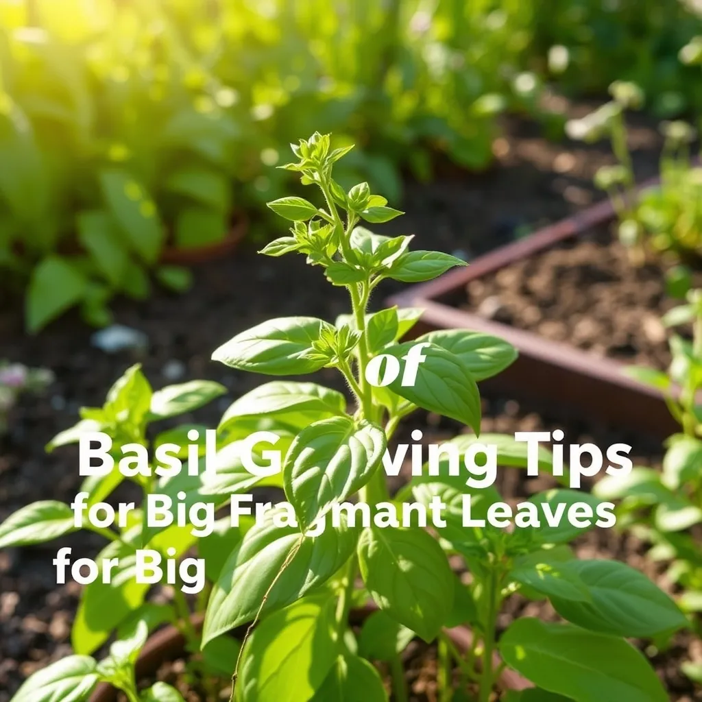 Basil Growing Tips for Big Fragrant Leaves supporting image